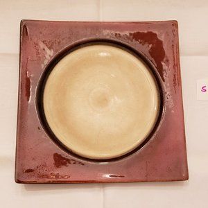 Mikasa Solstice Ruby Red Stoneware Salad Plate Very Good Preowned 5
